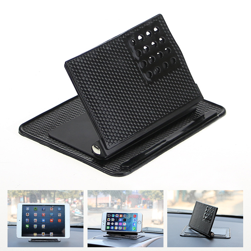 Desk Corner Mat - Auto 360-roterende telefoonhouder Siliconen antislipmat Automobiel