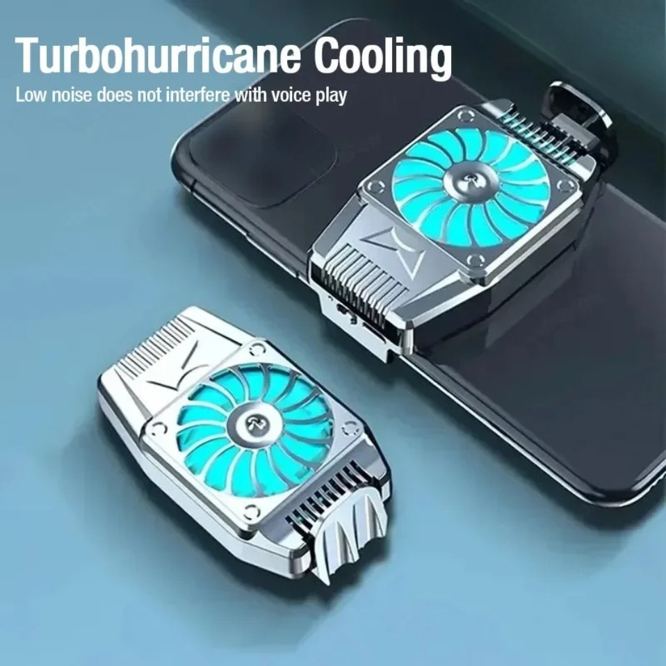 Gaming Accessories For Mobile - Draagbare rugclip koeling mini air-cooled mobiele