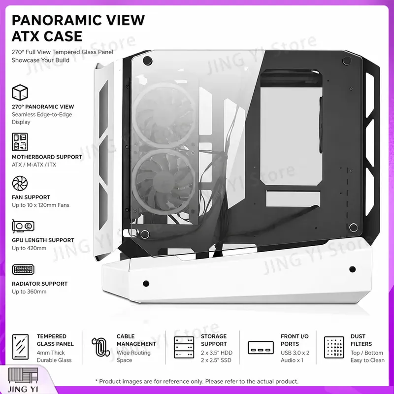 Gaming Hardware And Accessories - mATX Gaming PC-behuizing Desktopcomputer Chassis Behuizing