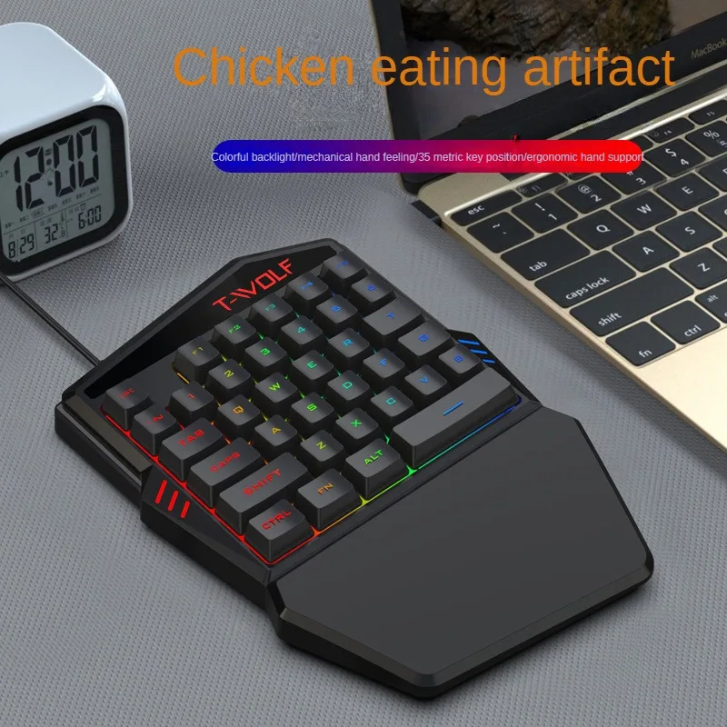 T-WOLF Tf900 One-Handed Keyboa - Gaming Accessories For Mobile recensie en prijs