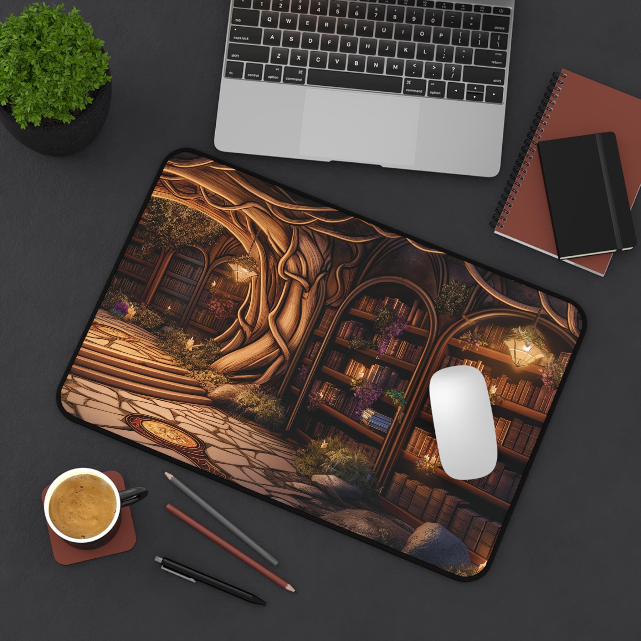Magische boekenhoek bureaumat, - Desk Corner Mat recensie en prijs