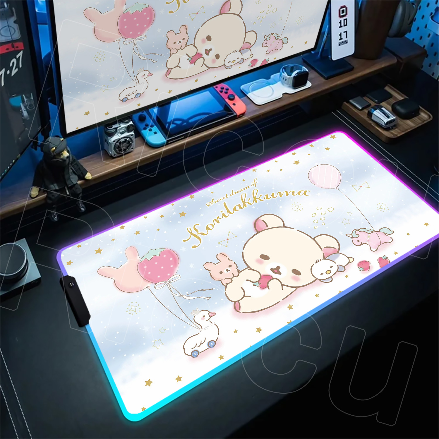 RGB Rilakkuma Grote XXL Kawaii - Gaming Accessories Officeworks recensie en prijs